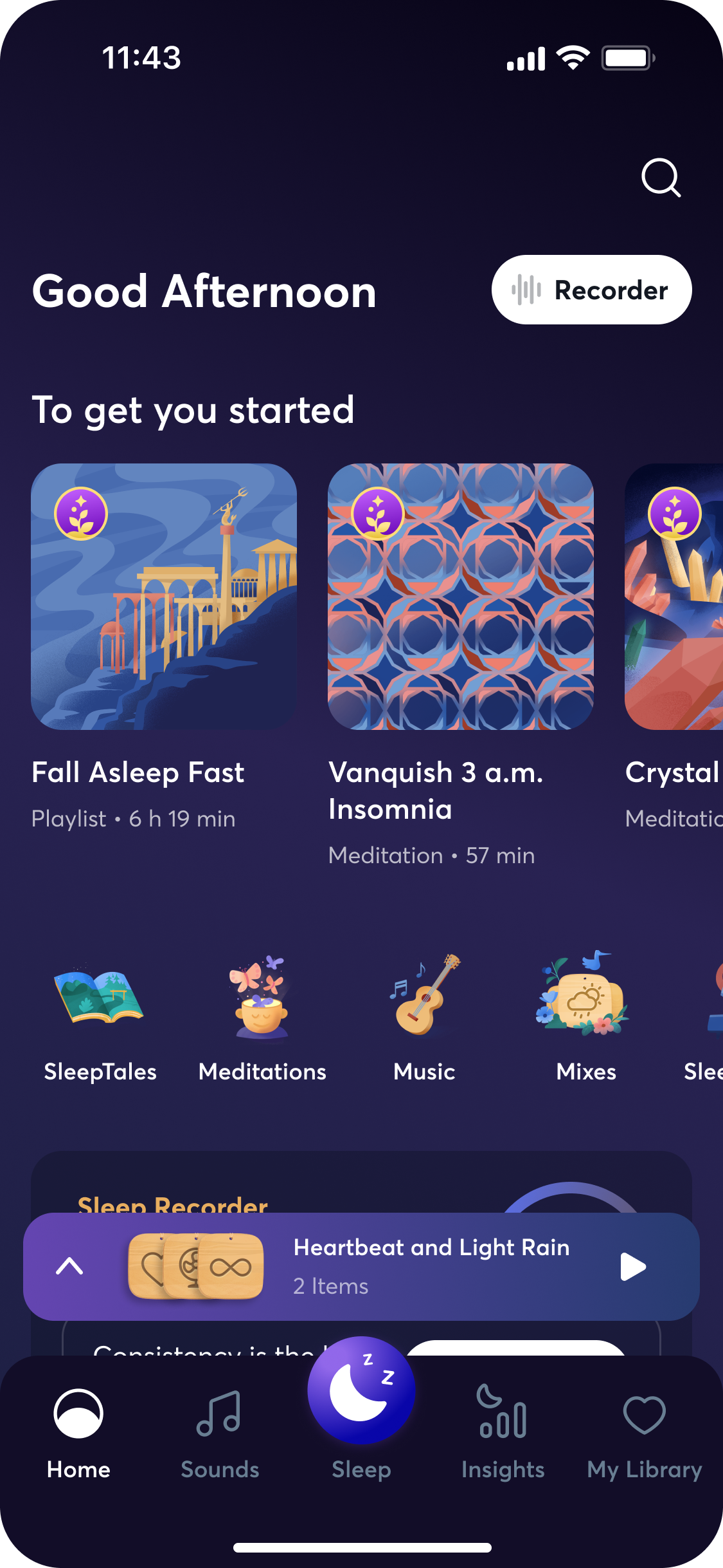 BetterSleep old home — exploration-led